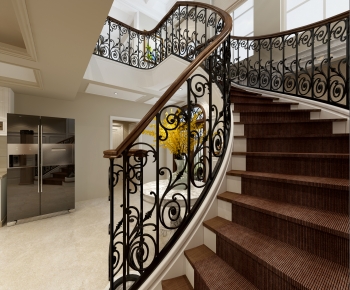 Modern Rotating Staircase-ID:873207095