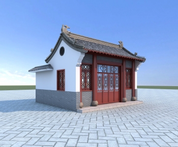 Chinese Style Ancient Architectural Buildings-ID:611416107