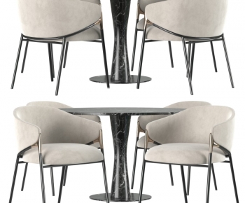 Modern Dining Table And Chairs-ID:691972029