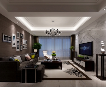 Modern A Living Room-ID:784486061