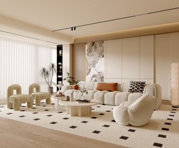 Modern A Living Room-ID:948493967