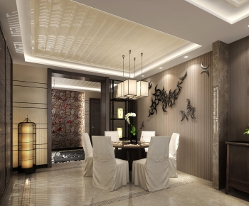 New Chinese Style Dining Room-ID:454946993