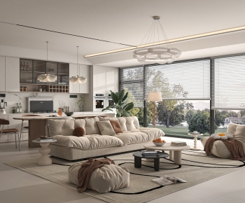 Modern A Living Room-ID:981120114