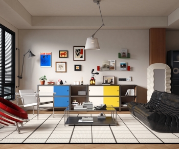 Modern A Living Room-ID:162868021