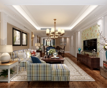 American Style A Living Room-ID:727930127