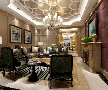 European Style A Living Room-ID:303272011