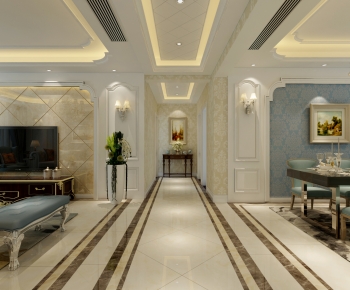 Simple European Style Hallway-ID:118908957