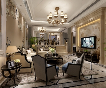 European Style A Living Room-ID:431696897