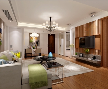 Modern A Living Room-ID:943751107