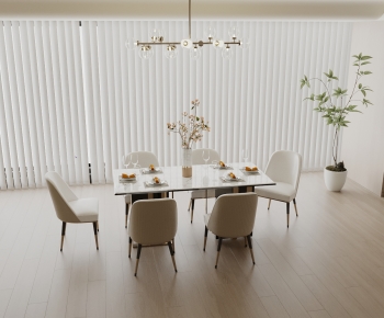 Modern Dining Table And Chairs-ID:660989055