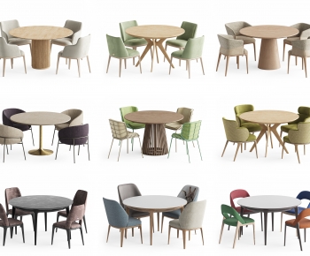 Modern Dining Table And Chairs-ID:184952027