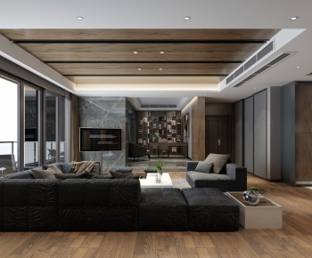 Modern A Living Room-ID:422427898