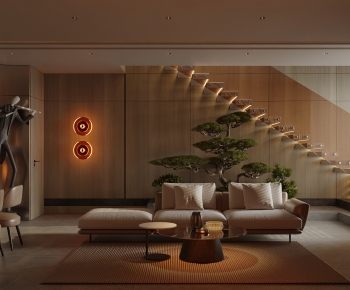 Modern A Living Room-ID:972011098