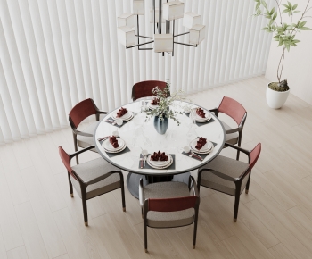 New Chinese Style Dining Table And Chairs-ID:188958886