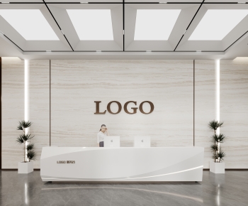 Modern Office Reception Desk-ID:329583881