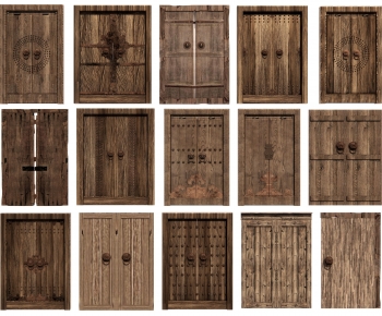 Chinese Style Double Door-ID:713233956