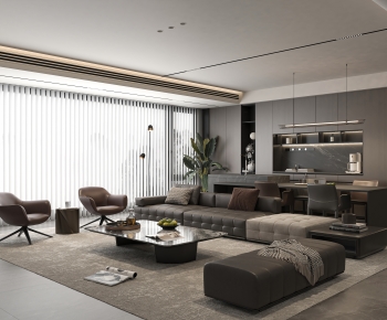 Modern A Living Room-ID:947659979