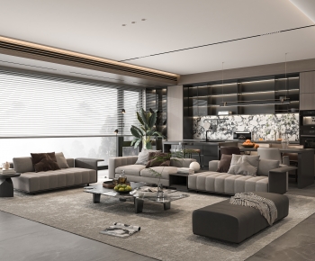 Modern A Living Room-ID:720452073