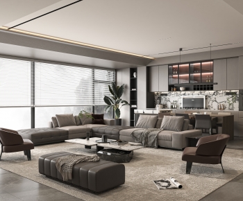 Modern A Living Room-ID:947812084