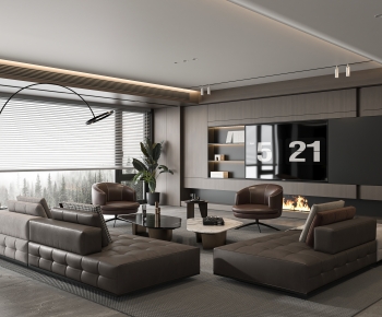 Modern A Living Room-ID:518480067