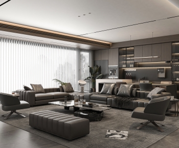 Modern A Living Room-ID:153639399