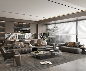 Modern A Living Room-ID:460047965