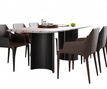 Modern Dining Table And Chairs-ID:350609066