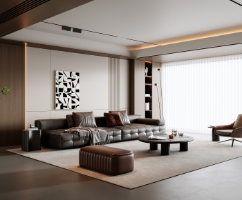 Modern A Living Room-ID:269608973