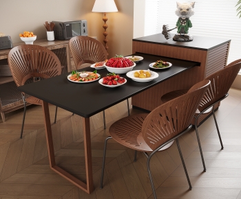 Modern Dining Table And Chairs-ID:699513913