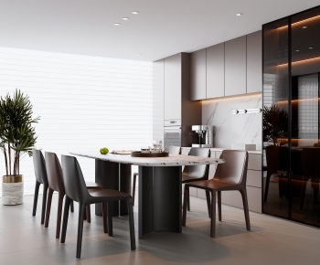 Modern Dining Room-ID:909897097