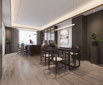 New Chinese Style Manager's Office-ID:205178987