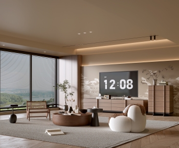 Modern A Living Room-ID:662637002