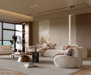 Modern A Living Room-ID:507554057