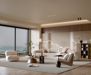 Modern A Living Room-ID:607906105