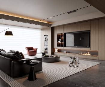 Modern A Living Room-ID:758038042