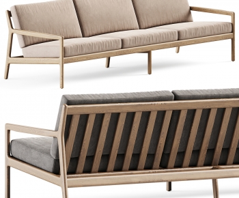 Modern Three-seat Sofa-ID:436475042