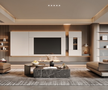 Modern A Living Room-ID:740000962