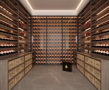 Modern Wine Cellar/Wine Tasting Room-ID:485291007