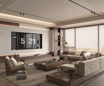 Modern A Living Room-ID:857585915