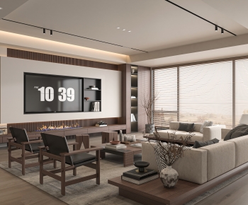 Modern A Living Room-ID:503952035