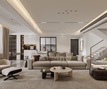 Modern A Living Room-ID:942157033