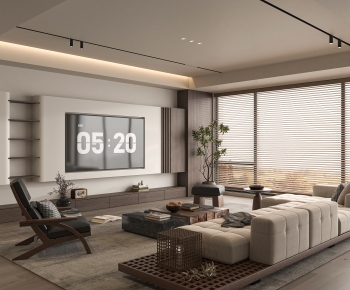 Modern A Living Room-ID:590111023