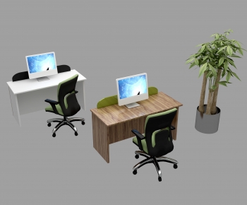 Modern Office Desk And Chair-ID:476192002