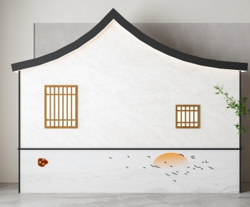 New Chinese Style Culture Wall-ID:922873026