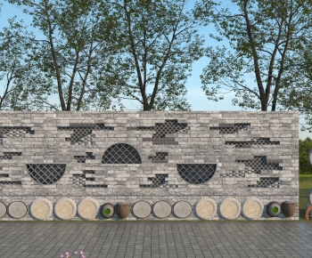 Chinese Style Landscape Wall-ID:571038016