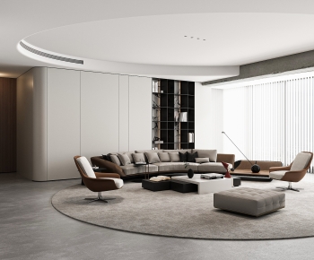 Modern A Living Room-ID:383296017