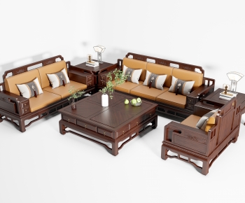 Chinese Style Sofa Combination-ID:928534989