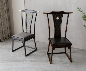 New Chinese Style Dining Chair-ID:135329964