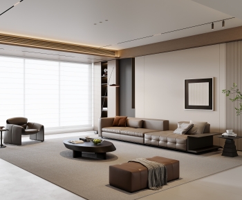 Modern A Living Room-ID:787281041