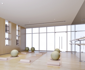 Modern Yoga Room-ID:672673942